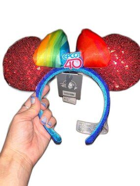 Disney World Epcot 40th anniversary Ears Minnie Headband